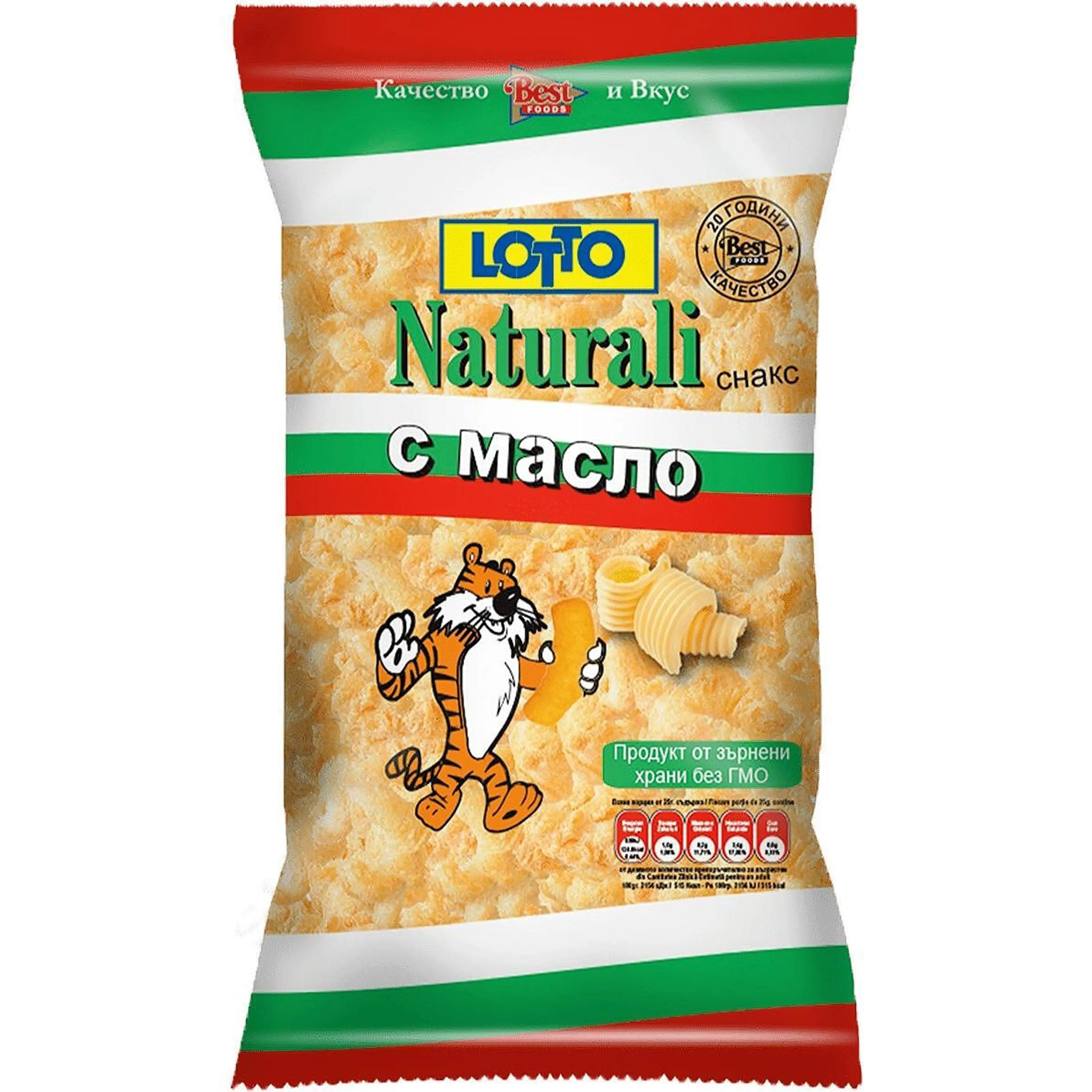 Снакс Lotto Натурали Люто 60 г